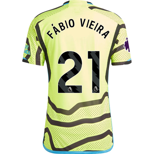 Adidas Men's Fabio Vieira Arsenal 23/24 Authentic Away Jersey