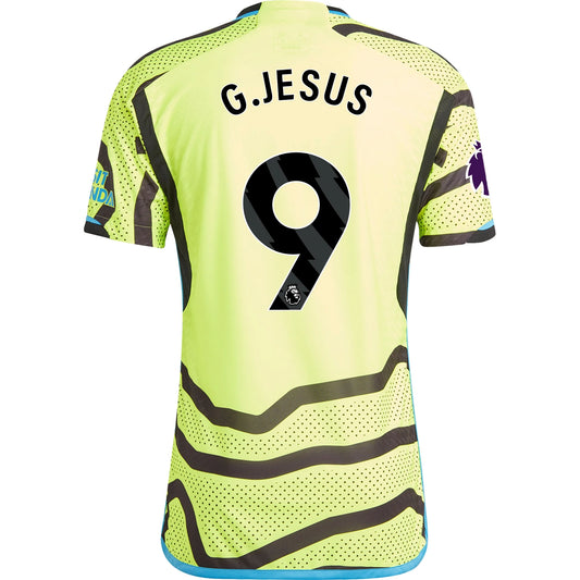 Adidas Men's Gabriel Jesus Arsenal 23/24 Authentic Away Jersey