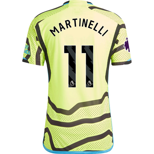 Adidas Men's Gabriel Martinelli Arsenal 23/24 Authentic Away Jersey