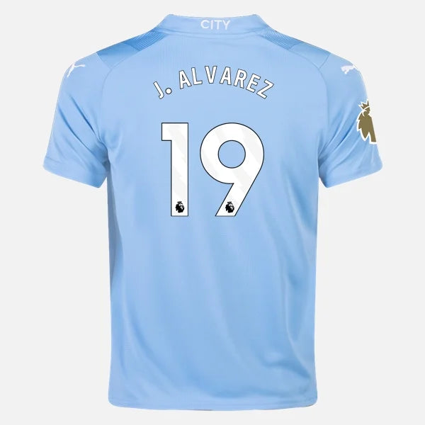 Puma Man's Julian Álvarez Manchester City 23/24 Authentic Home Jersey