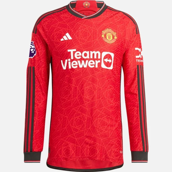 Adidas Man's Antony Manchester United 23/24 Authentic Long Sleeve Home Jersey