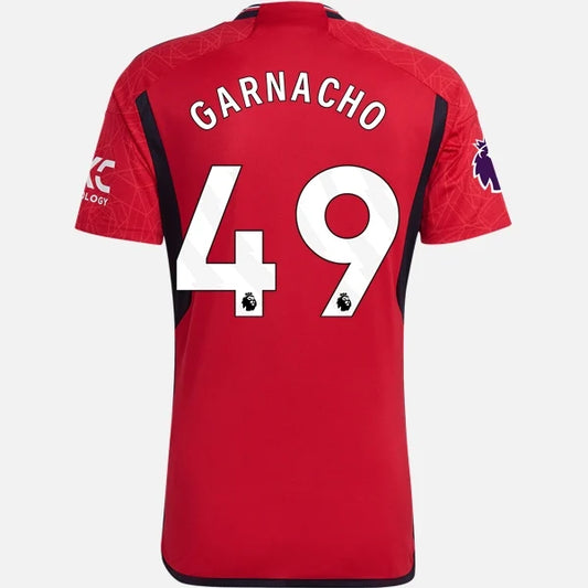 Adidas Man's  Alenjandro Lejandro Garnacho Manchester United 23/24  Home Jersey