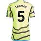 Adidas Men's Thomas Partey Arsenal 23/24 Authentic Away Jersey