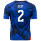 Nike United States Sergino Dest Away Jersey 22/23 (Bright Blue/White)
