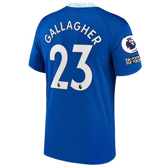 Nike Chelsea Connor Gallagher Home Jersey w/ EPL + Club World Cup Patches 22/23 (Rush Blue)