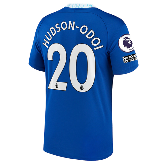 Nike Chelsea Calum Hudson Home Jersey w/ EPL + Club World Cup Patches 22/23 (Rush Blue)