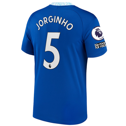 Nike Chelsea Jorginho Home Jersey w/ EPL + Club World Cup Patches 22/23 (Rush Blue)