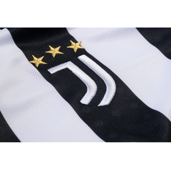 adidas Juventus Weston Mckennie Home Jersey w/ Champions League Patches 21/22 (White/Black)