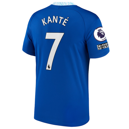 Nike Chelsea N'Golo Kante Home Jersey w/ EPL + Club World Cup Patches 22/23 (Rush Blue)
