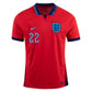 Nike England Jude Bellingham Away Jersey 22/23 (Challenge Red/Blue Void)