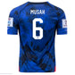 Nike United States Musah Away Jersey 22/23 w/ World Cup 2022 Patches (Bright Blue/White)