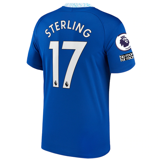 Products Nike Chelsea Raheem Sterling Home Jersey w/ EPL + Club World Cup Patches 22/23 (Rush Blue)