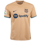 Nike Barcelona Robert Lewandowski Away Jersey w/ La Liga Patch 22/23 (Club Gold)