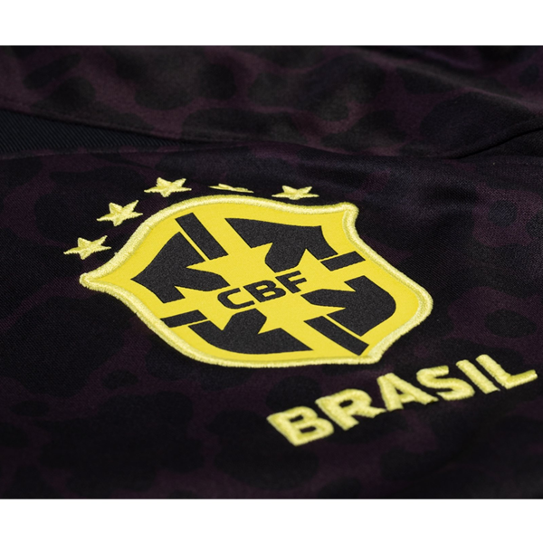 Nike Brazil Goalkeeper Jersey 22/23 (Black/Burgundy Ash/Dynamic Yellow)