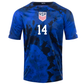 Nike United States Luca De La Torre Away Jersey 22/23 (Bright Blue/White)