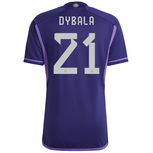 adidas Argentina Paulo Dybala Away Jersey 22/23 (Legacy Indigo/Purple Rush)