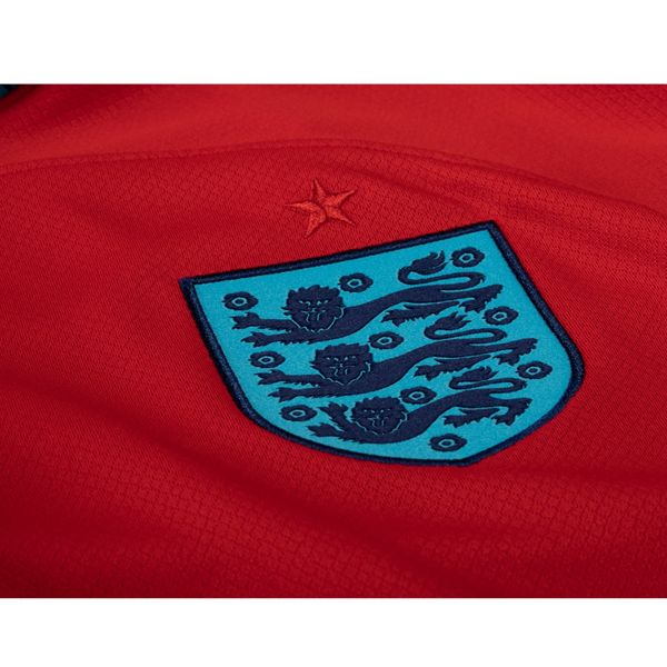 Nike England Jadon Sancho Away Jersey 22/23 (Challenge Red/Blue Void)