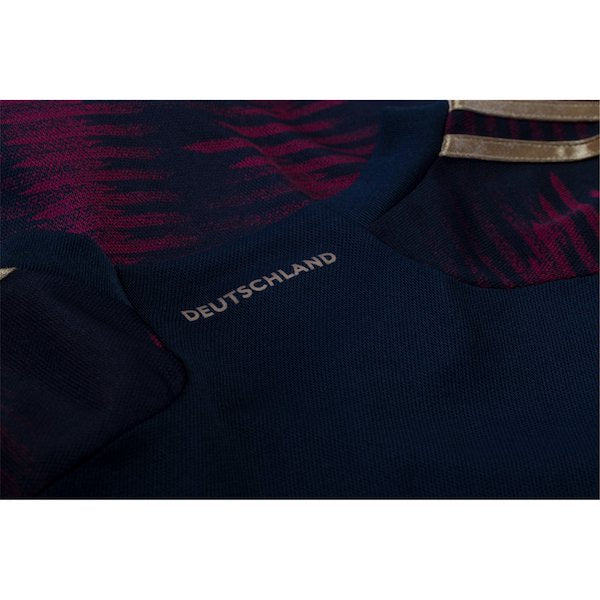 adidas Germany Away Long Sleeve Jersey 22/23 (Black/Burgundy)