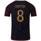 adidas Germany Authentic Leon Goretzka Away Jersey 22/23 (Black/Burgundy)