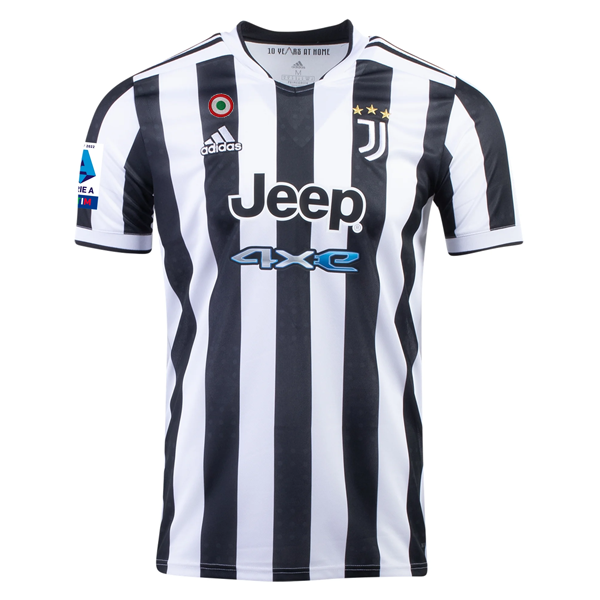 adidas Juventus Juan Cuadrado Home Jersey w/ Serie A Patches 21/22 (White/Black)