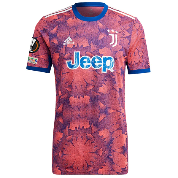 adidas Juventus Third Jersey w/ Europa League Patches 22/23 (Collegiate Royal/White)