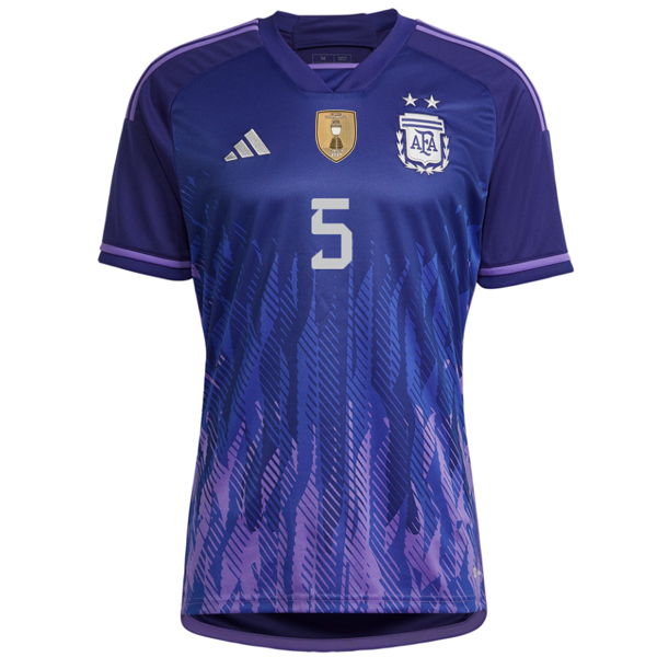 adidas Argentina Leandro Parades Away Jersey 22/23 (Legacy Indigo/Purple Rush)