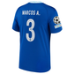 Nike Chelsea Marcos Alonso Home Jersey w/ Champions League + Club World Cup Patches 22/23 (Rush Blue)
