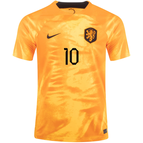 Nike Netherlands Memphis Depay Home Jersey 22/23 (Laser Orange/Black)