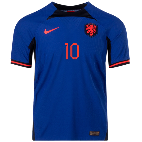 Nike Netherlands Memphis Depay Match Authentic Away Jersey 22/23 (Deep Royal/Habanero Red)
