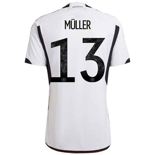 adidas Germany Thomas Muller Home Jersey 22/23 (White/Black)