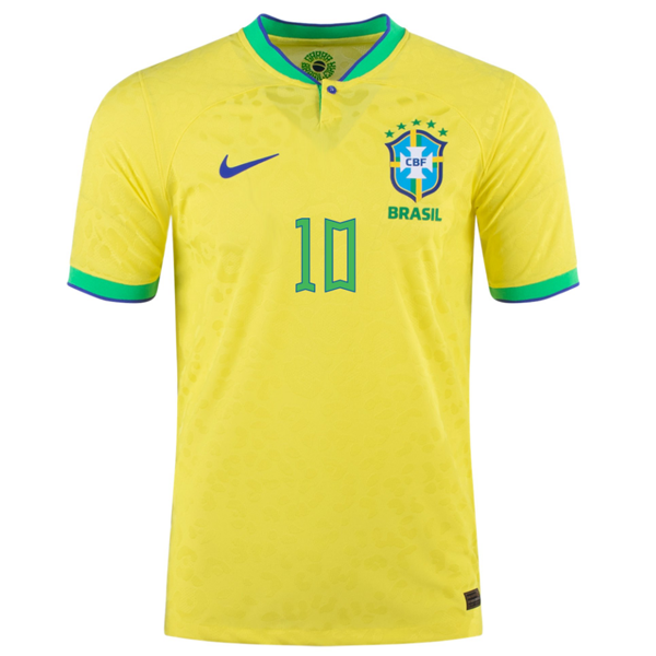 Nike Brazil Authentic Neymar Jr. Match Home Jersey 22/23 (Dynamic Yellow/Paramount Blue)