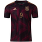 adidas Germany Authentic Timo Werner Away Jersey 22/23 (Black/Burgundy)