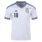 Adidas Men's Nicolo Barella Italy 26/27 Authentic Away Jersey