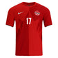 Nike Men's Tajon Buchanan Canada 26/27 Authentic Home Jersey