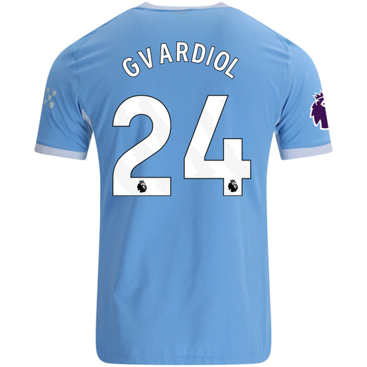 adidas Men's Joško Gvardiol Manchester City 2026/27 Authentic Home Jersey