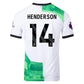 Nike Men's Jordan Henderson Liverpool 23/24 Authentic Away Jersey