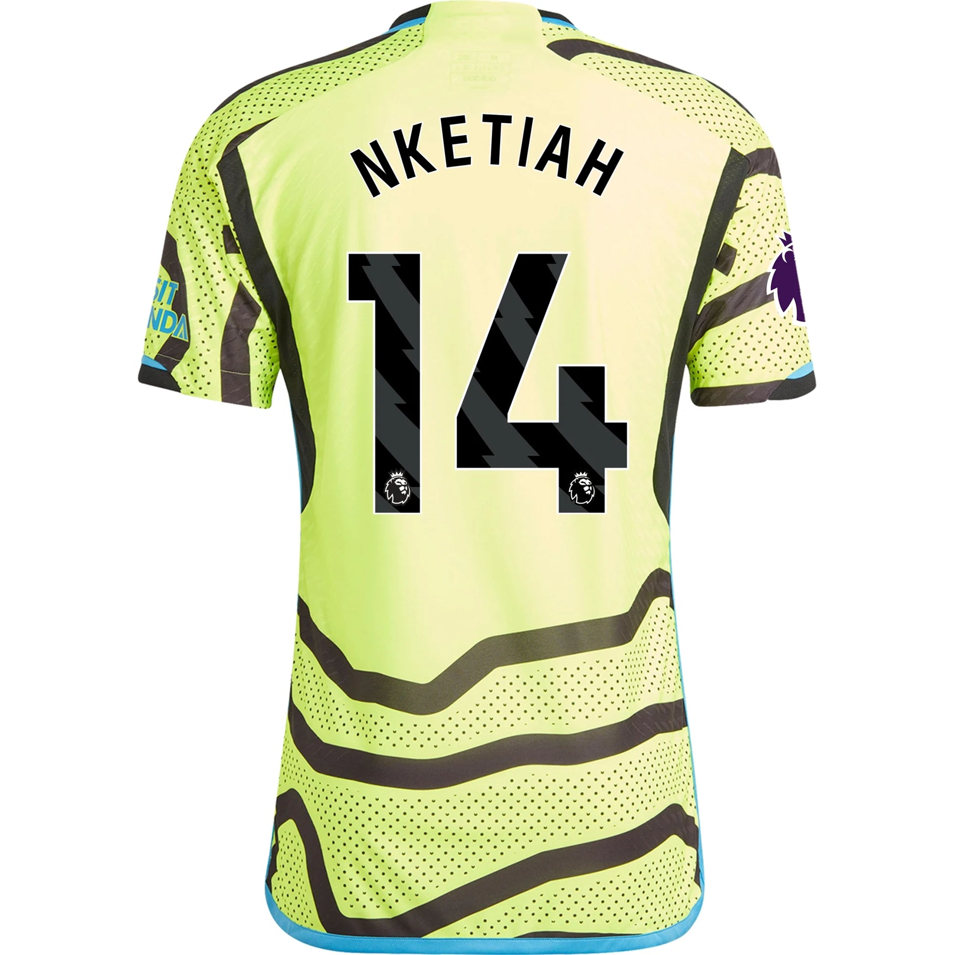 Adidas Men's Eddie Nketiah Arsenal 23/24 Authentic Away Jersey