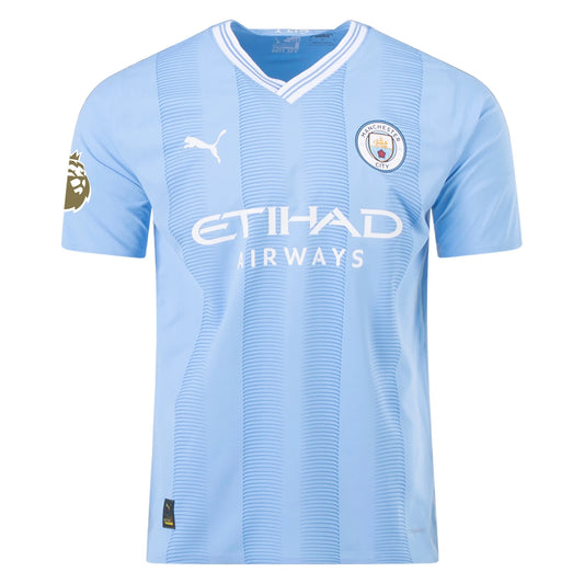 Puma Man's  Erling Haaland Manchester City 23/24 Authentic Home Jersey