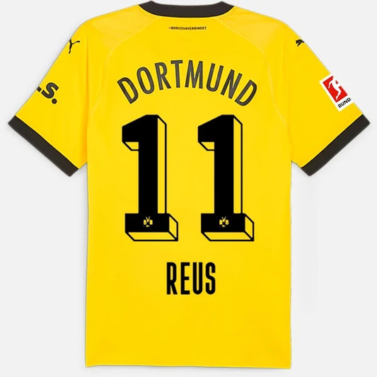 Puma Men's Marco Reus Borussia Dortmund 23/24 Authentic Home Jersey