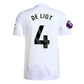Matthijs de Ligt Manchester United 25/26 Authentic Away Jersey by adidas