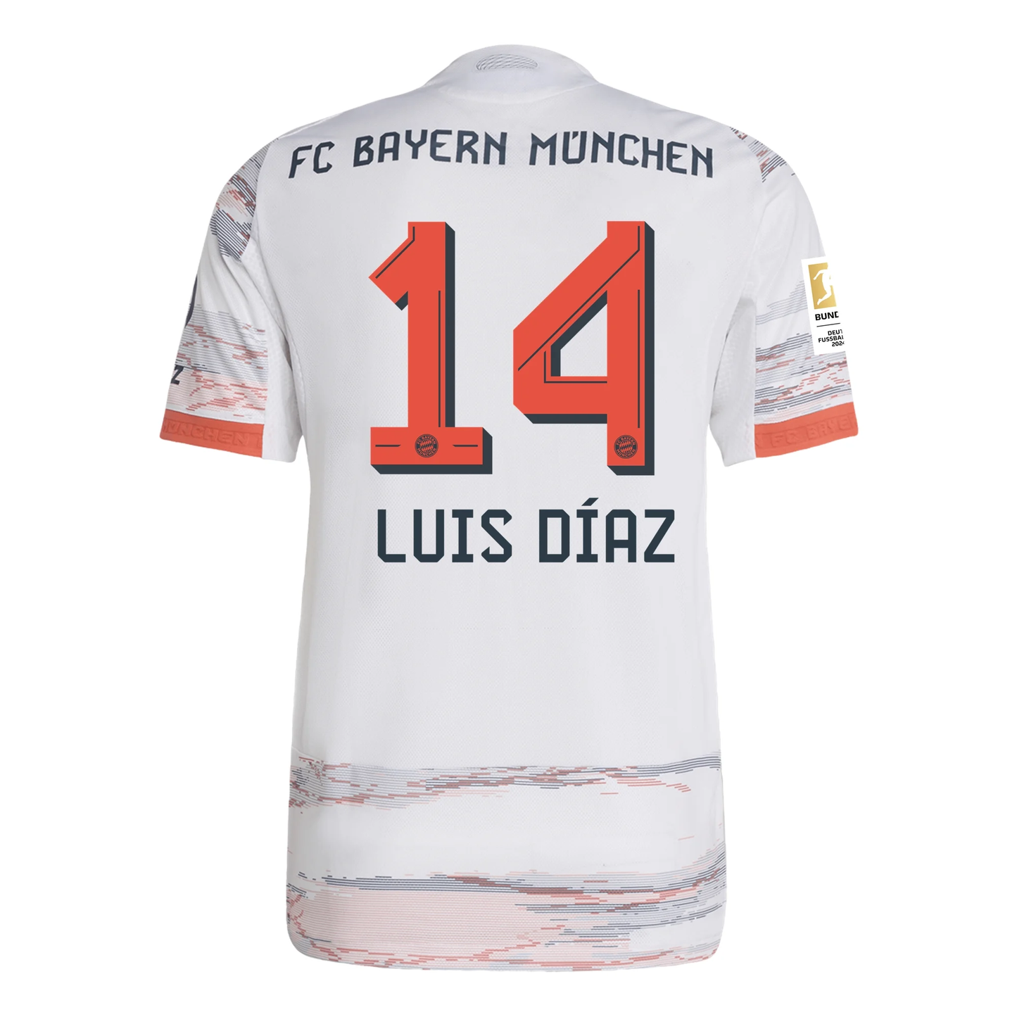 Luis Díaz Bayern Munich 25/26 Authentic Away Jersey by adidas