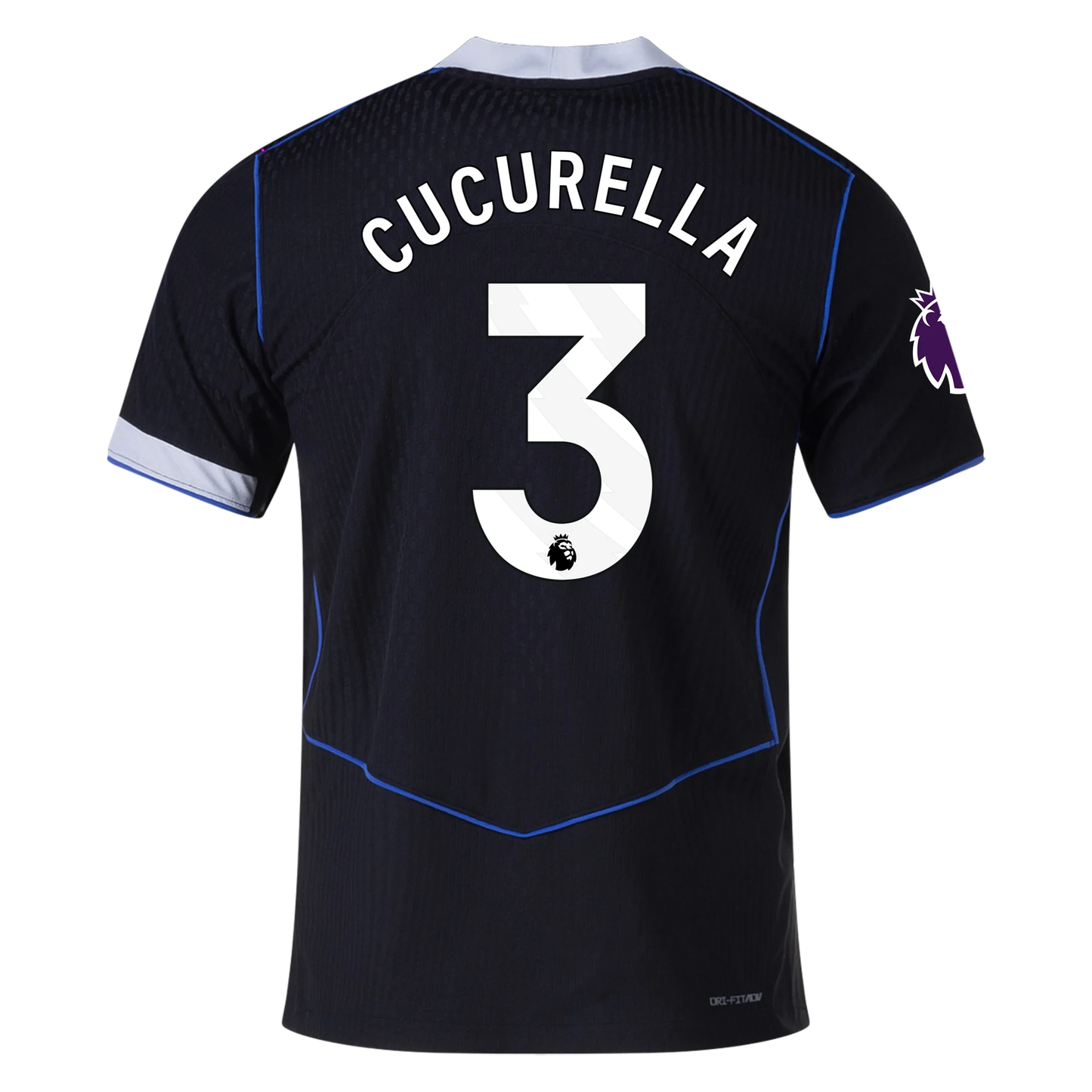 Men's Authentic Marc Cucurella Chelsea Third Jersey 25/26 by Nike
