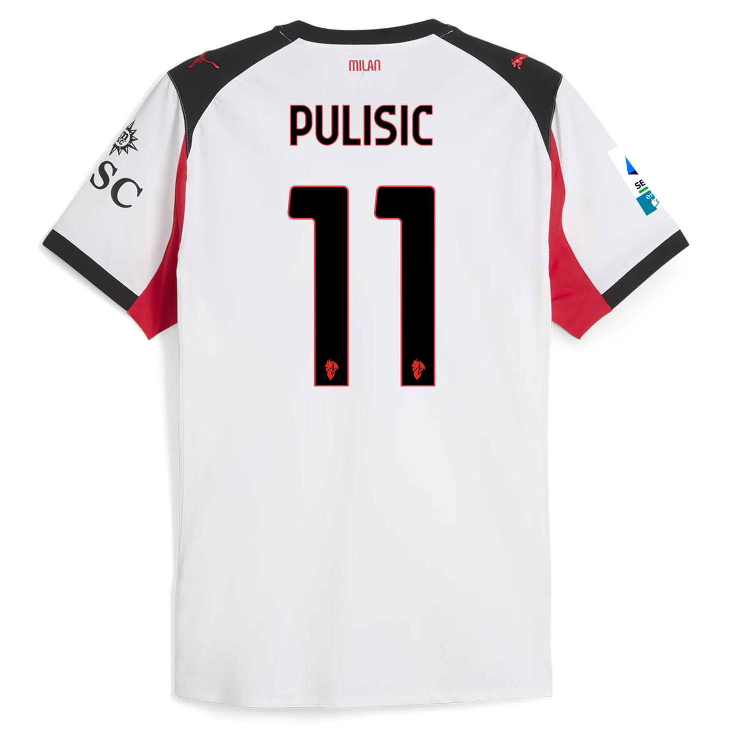 Christian Pulisic AC Milan 25/26 Authentic Away Jersey by PUMA