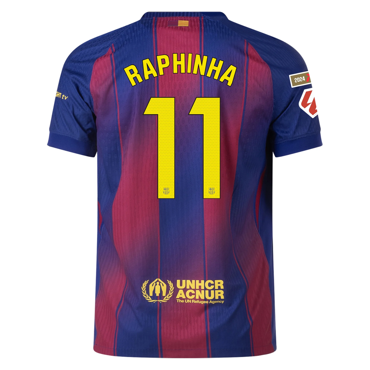 Raphinha Barcelona 25/26 Authentic Home Jersey by Nike