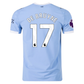 Kevin De Bruyne Manchester City 25/26 Authentic Home Jersey by PUMA