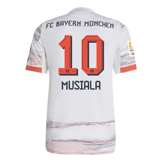 Jamal Musiala Bayern Munich 25/26 Authentic Away Jersey by adidas