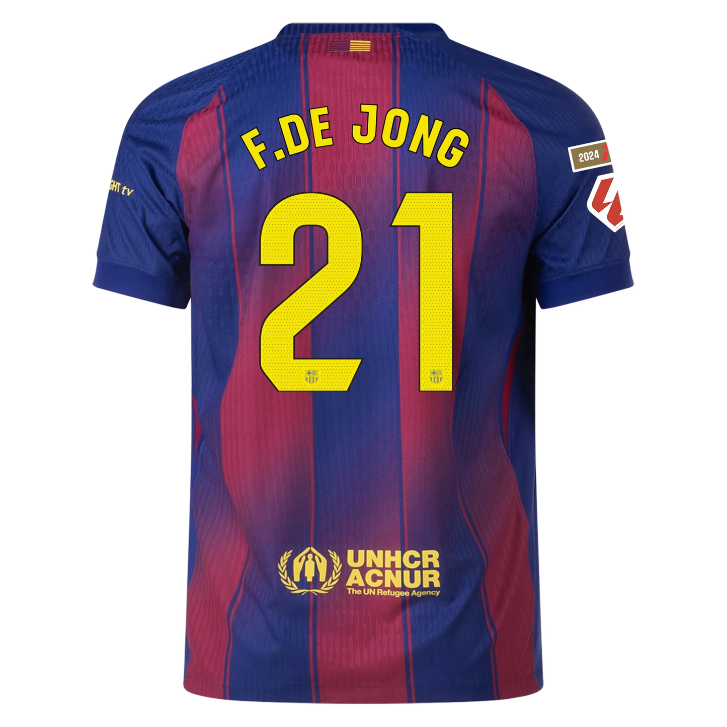 Frenkie de Jong Barcelona 25/26 Authentic Home Jersey by Nike