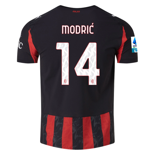 Luka Modrić AC Milan 25/26 Authentic Home Jersey by PUMA