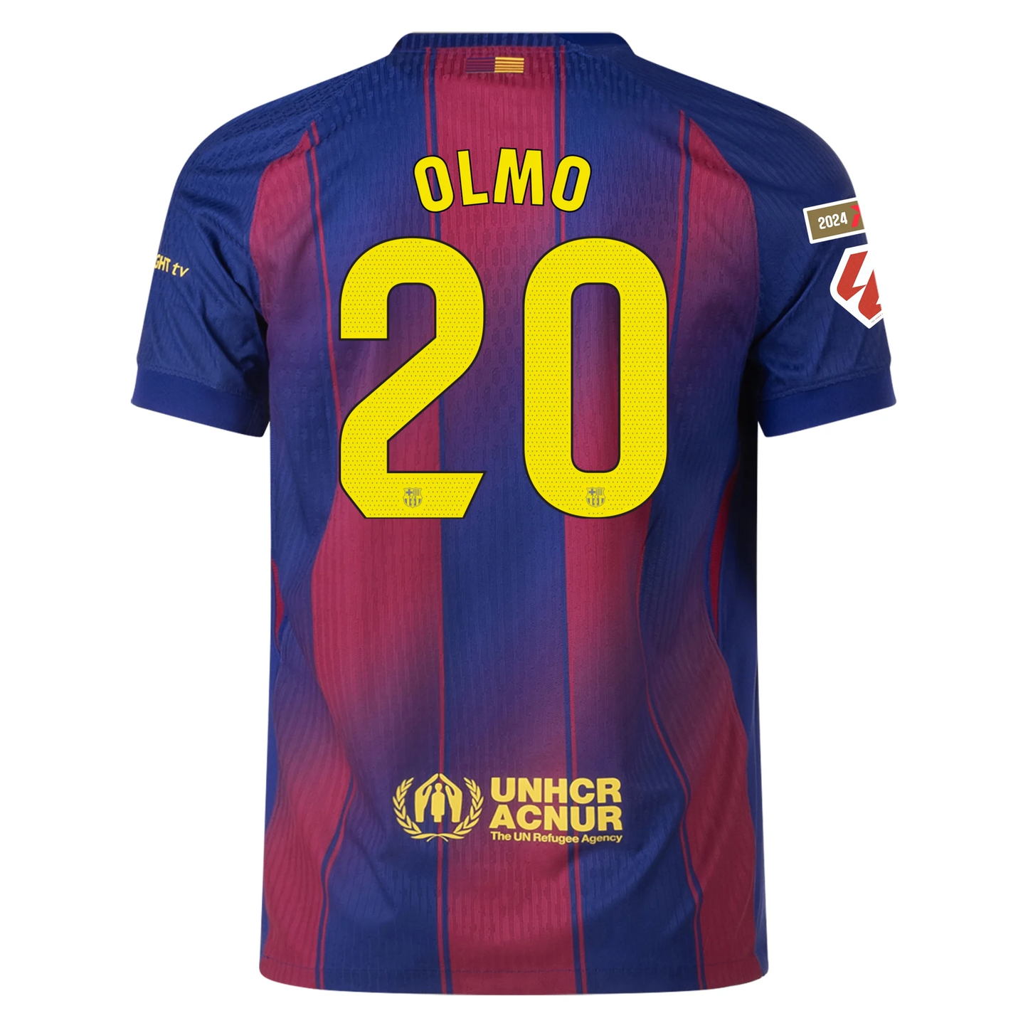 Dani Olmo Barcelona 25/26 Authentic Home Jersey by Nike