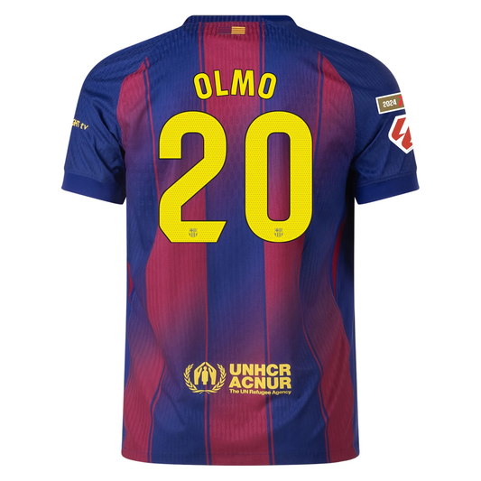 Dani Olmo Barcelona 25/26 Authentic Home Jersey by Nike
